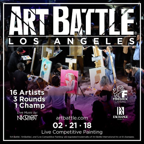 Moby Arts Meghan Hall and Isaac Pelayo will be live at Art Battle!