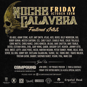 8th annual Noche De Calavera show At Compound Contemporary Gallery.