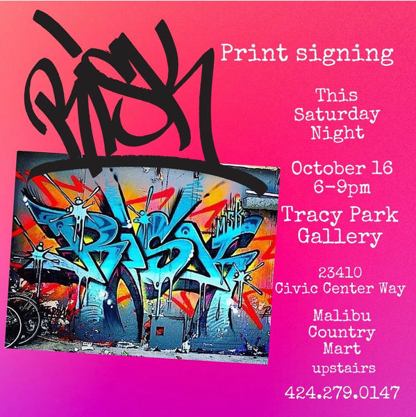 Risk Rock Signing Session At The Tracy Park Gallery