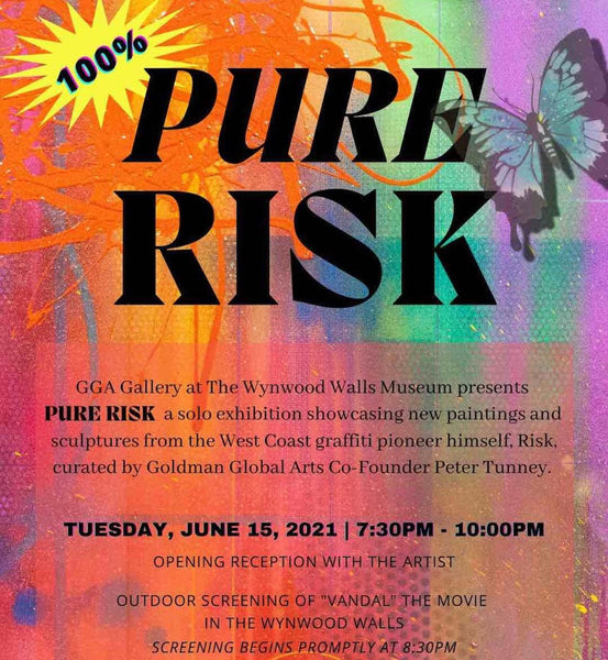 100 % PURE RISK !!! ART SHOWING GGA Gallery Wynwood  Wall Museum