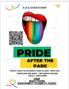 Moby Arts goes to PRIDE at The Park After Party ! At KGB Studio and the Oracle Tavern
