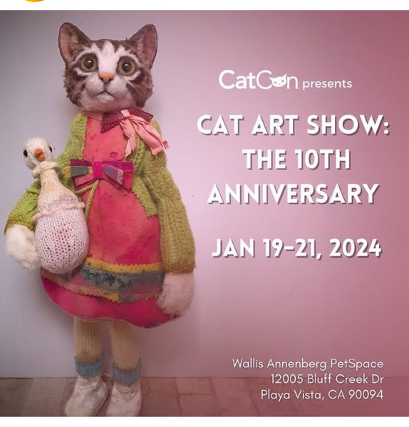 Moby Arts Artist Brian Hoffman to show at The Cat Art Show 2024
