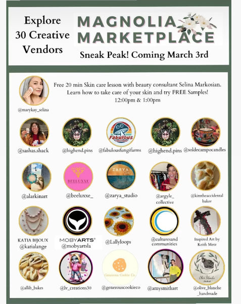 Moby Arts Pop-Up at Magnolias Market Place
