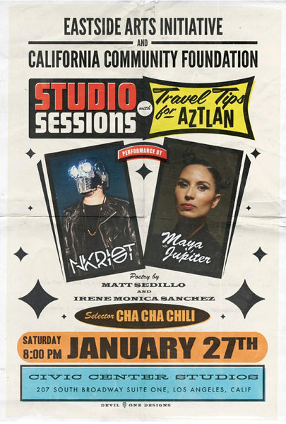 NKRIOT JOINS MARK TORRES ON 'TRAVEL TIPS FOR AZTLAN' LIVE ON KPFK 90.7FM.