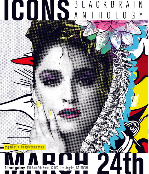 Moby Arts next Pop-Up -  ICONS: A BLACKBRAIN ANTHOLOGY