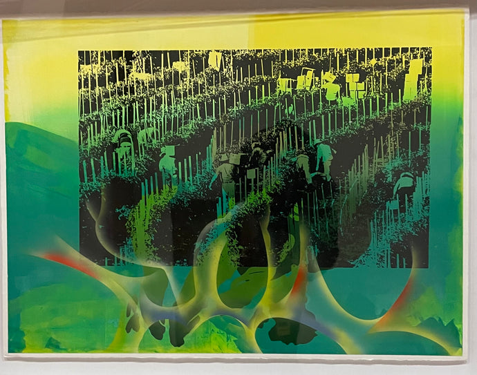 Lino Martinez Campesinos Y Colores En Verde