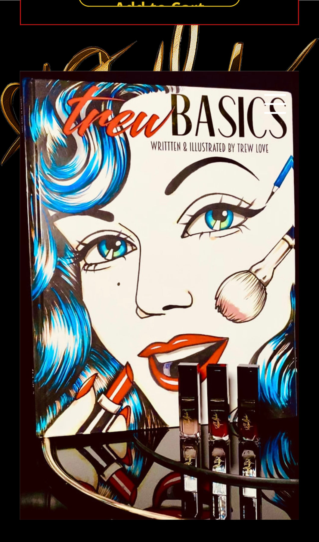 Trew Basics Illustrated Makeup Tutorial Book