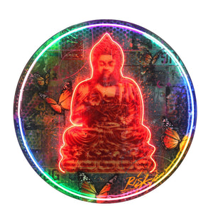 Buddha [neon], 2021 by Risk