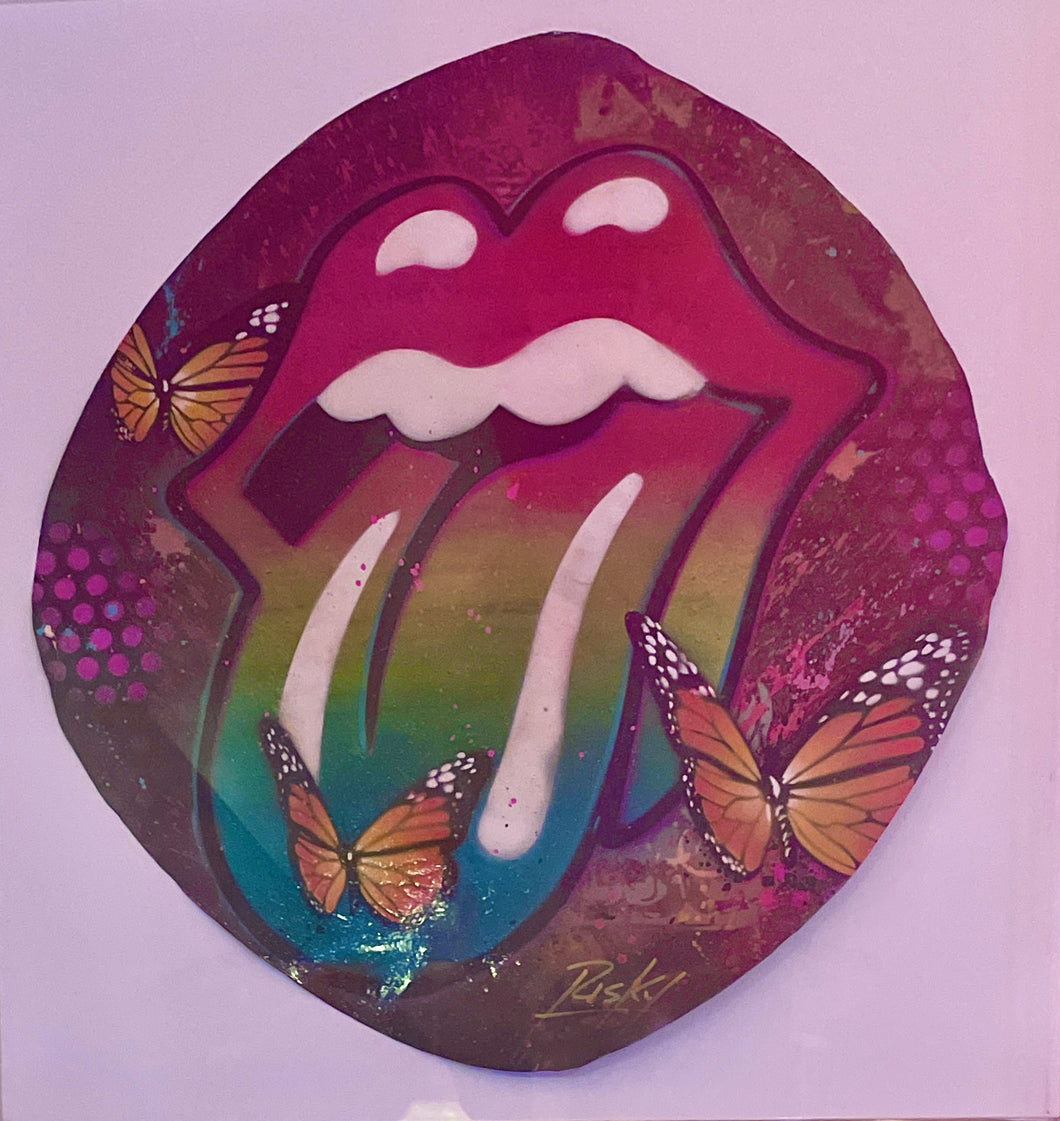 Rolling Stones Cymbal -Red/Green,2021 by Risk
