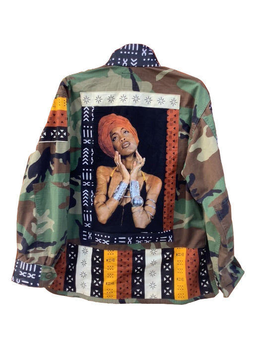 Amy Smith - Vintage Upcycled Badu Army Couture by Poet Roni Girl Brand